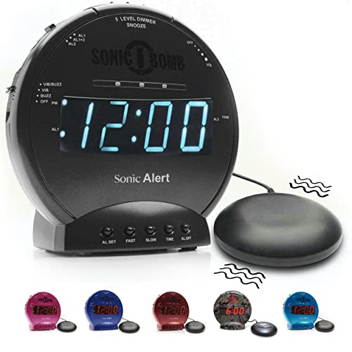 Sonic Alert Sonic Bomb Dual Alarm Clock