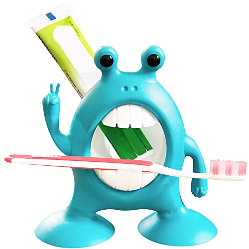 Cartoon Frog Kids Toothbrush Holder