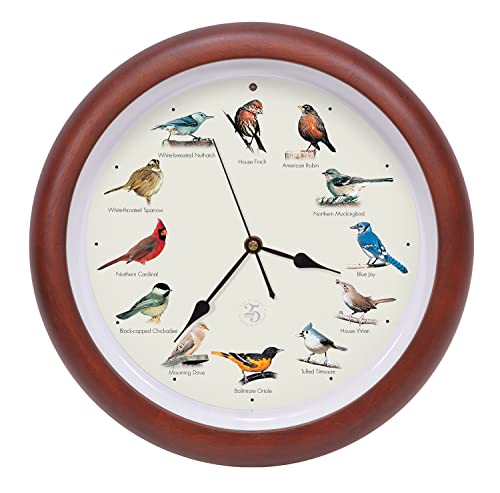 Singing Bird Clock 25th Anniversary Edition - Premium Cherry