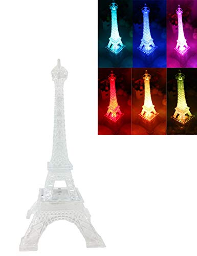LED Light Up Flash Eiffel Tower Lamp