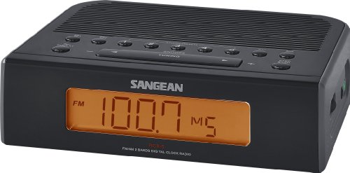 Sangean RCR-5BK Digital Tuning Clock Radio - Versatile and Reliable