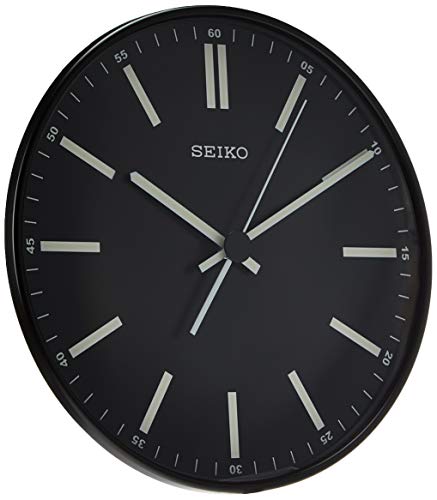 Seiko Wall Clock - Sleek and Stylish with Quiet Sweep Movement