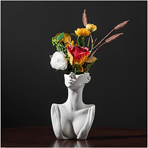 TTANTWFO Head Vase, Modern Decor, Gifts for Women and Men