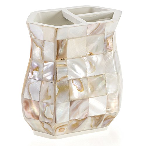 Mother of Pearl Toothbrush Holder