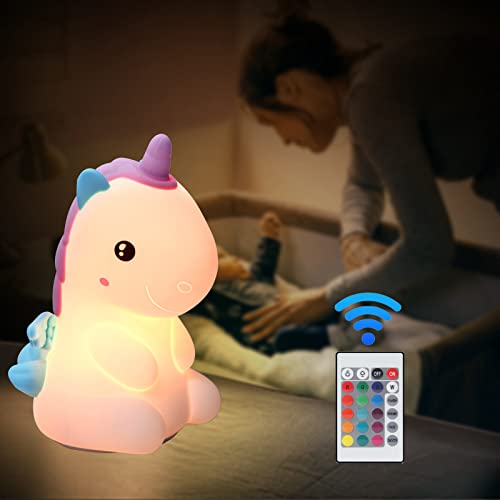 Unicorn Night Light for Girls