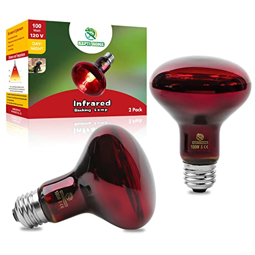 REPTI HOME Infrared Reptile Heat Lamp Bulbs