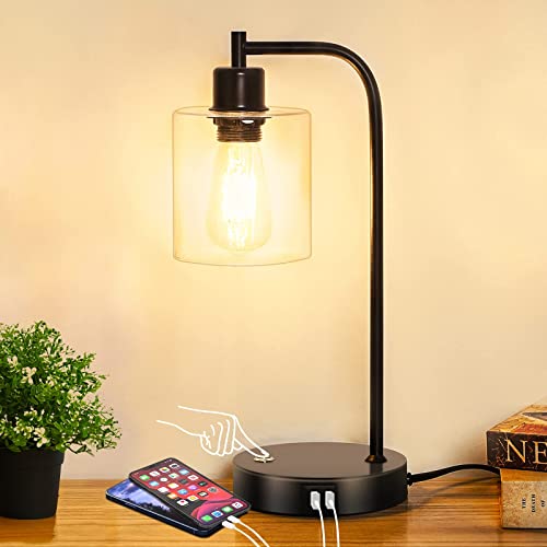 Haian 3-Way Dimmable Industrial Table Lamp