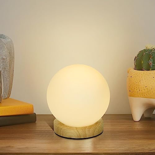 NIOSTA Glass Sphere Bedside Table Lamp