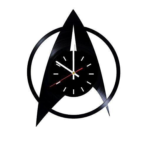 Star Trek Starship Vinyl Record Wall Clock