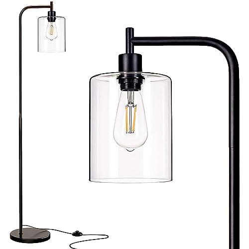 Addlon Bright Floor Lamp with LED Bulbs - Matte Black
