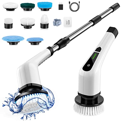 Cordless Electric Spin Scrubber - Powerful Cleaning Tool
