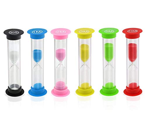 Colorful Hourglass Sandglass Sand Clock Timers Set