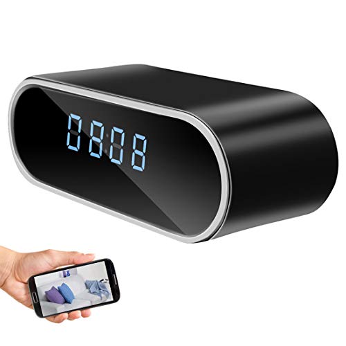 HD 1080P WiFi Alarm Clock Camera