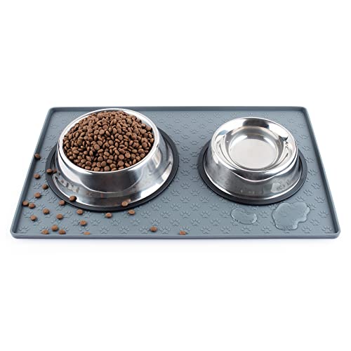 Coomazy Pet Food Mat: Stop Spills and Messes in Style