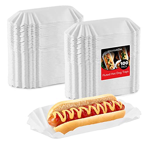 Stock Your Home Paper Hot Dog Trays