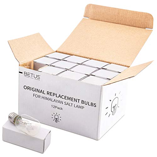 Betus Original Replacement Salt Lamp Bulb - Value Pack of 12
