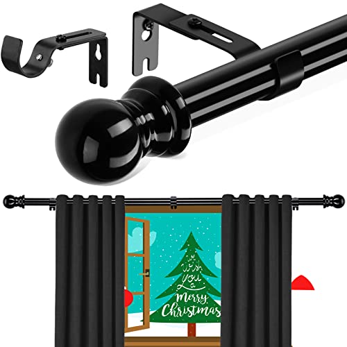 Black Long Curtain Rods for Windows