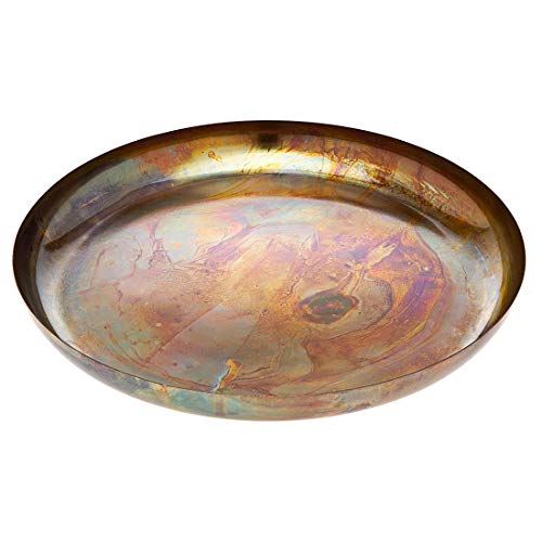 Godinger Burnt Copper Plate Centerpiece - Round