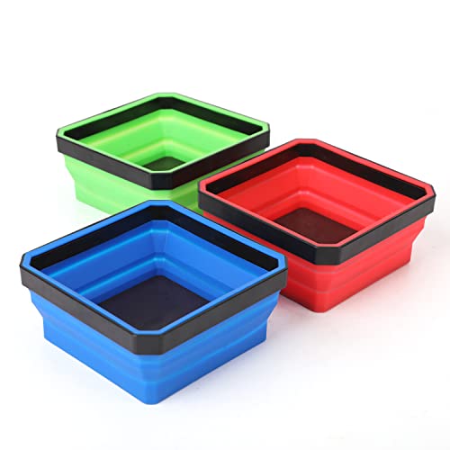 Collapsible Magnetic Parts Tray Set