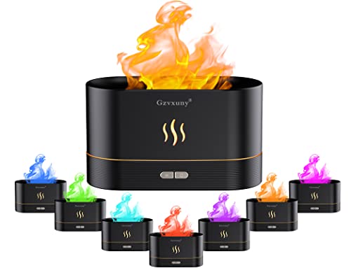 Flame Essential Oil Diffuser - 7 Color Lights Aromatherapy