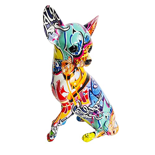 Graffiti Chihuahua Dog Sculpture