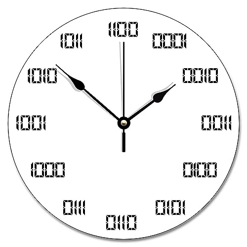 ArogGeld Binary Time Wall Clock