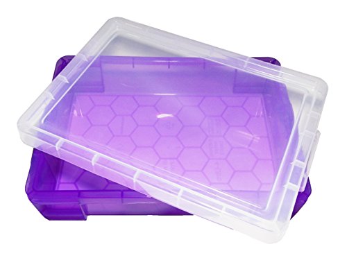 Portable Sand Tray with Lid - Purple