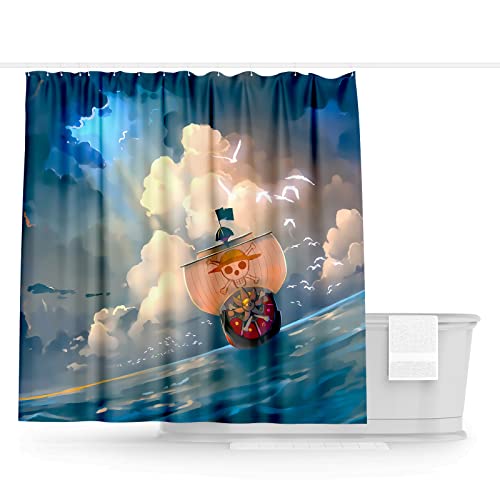 One Piece Shower Curtain