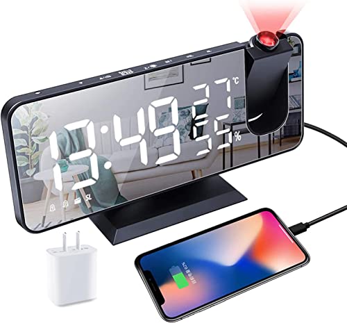 Hanaix Projection Alarm Clock