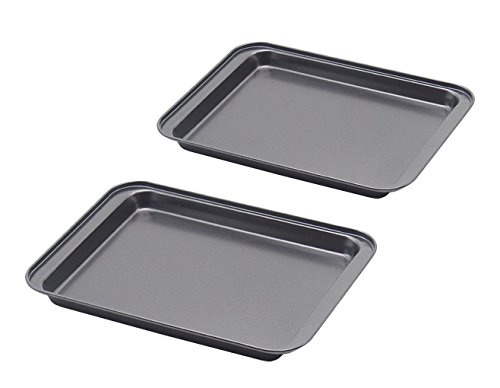 Compact Nonstick Baking Sheets Set - Perfect for Small Portions