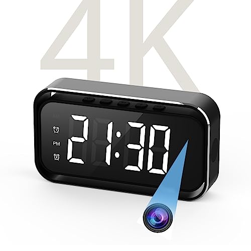 CLLMITEY WiFi-Hidden-Spy-Camera Alarm Clock