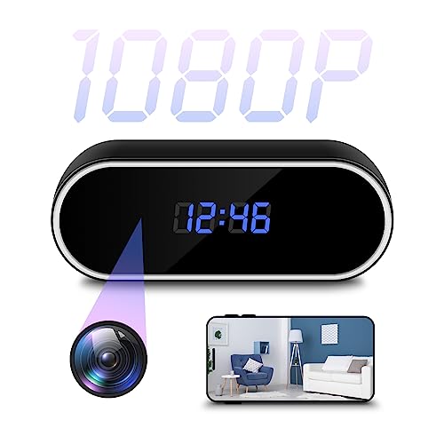 WFULM WiFi Hidden Camera Clock HD 1080P