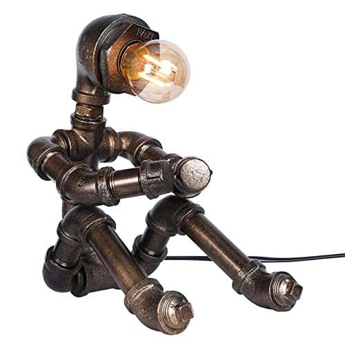 Steampunk Robot Table Lamp