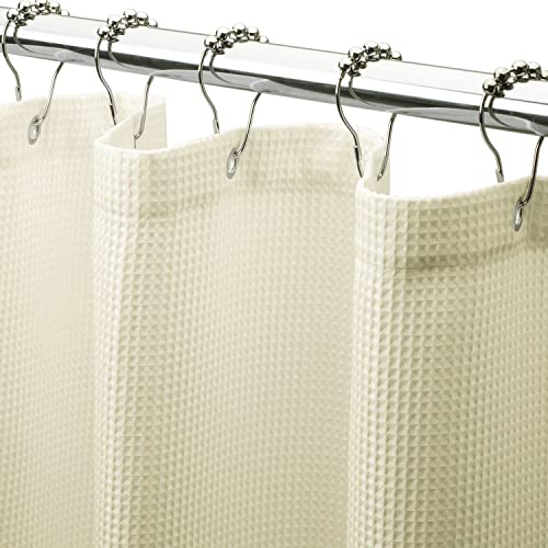 AmazerBath Waffle Shower Curtain