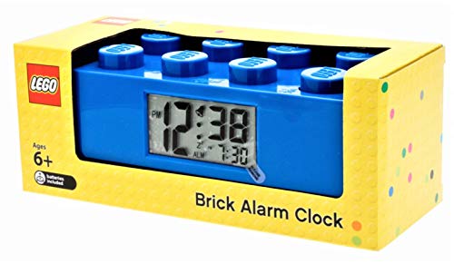 LEGO Blue Brick Alarm Clock