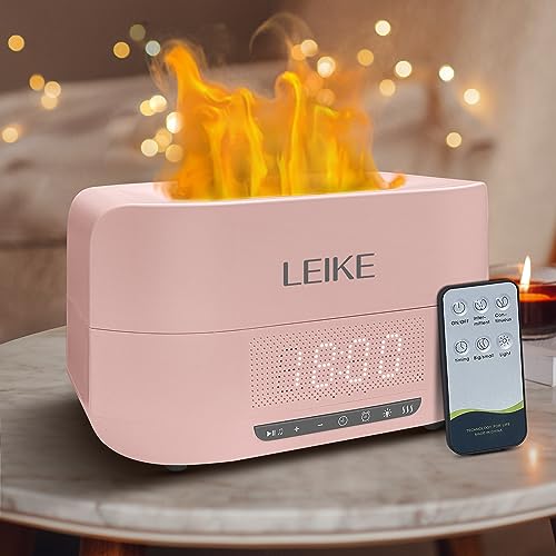 Flame Air Aroma Diffuser Humidifier with Bluetooth Speaker