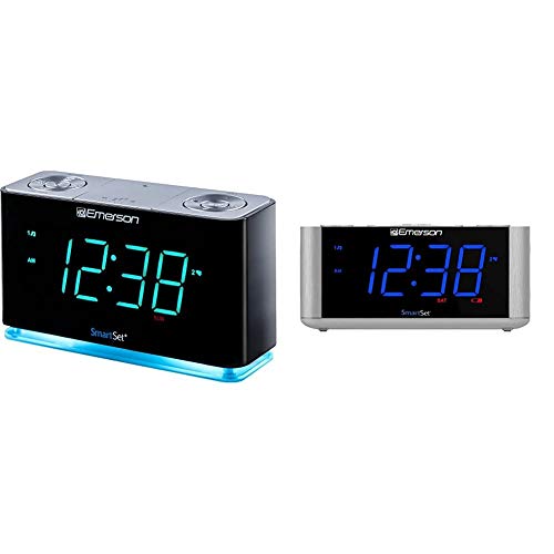 Emerson Bluetooth Alarm Clock Radio with Charging Station