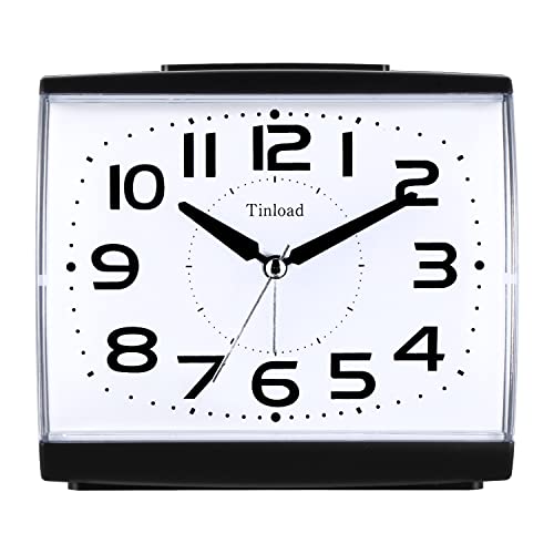 Silent Analog Alarm Clock for Elder
