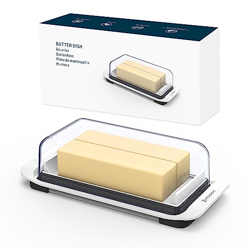Airtight Butter Dish for Countertop and Fridge