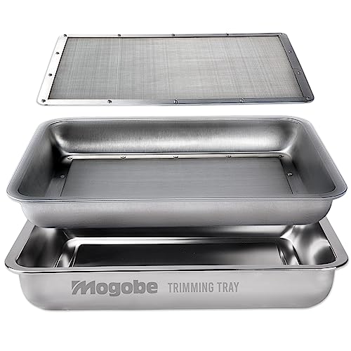 Mogobe Stainless Steel Trim Tray with Detachable Screen