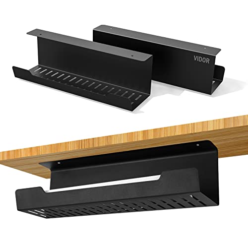 VIDOR Under Desk Cable Management Tray