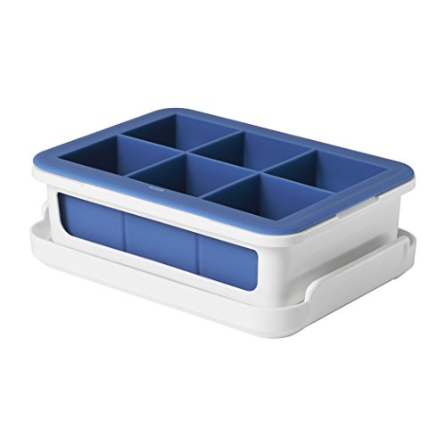 Silicone Stackable Ice Cube Tray with Lid