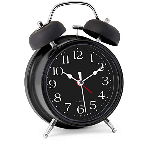 Bernhard Products Twin Bell Analog Alarm Clock