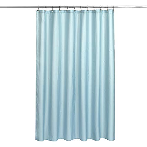 N&Y HOME Light Blue Fabric Shower Curtain or Liner