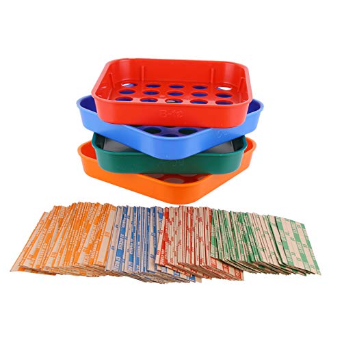 Coin Sorters and Counters Bundle with Color-Coded Trays and Wrappers