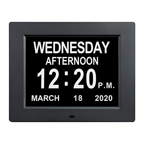 [2023 Upgraded] Digital Day Calendar Clock