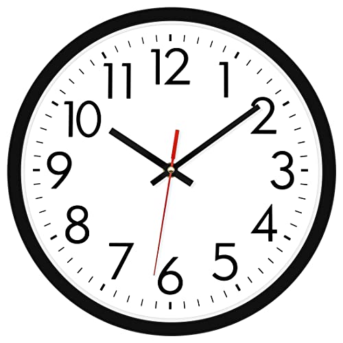 Silent Non-Ticking 12 Inch Quartz Wall Clock