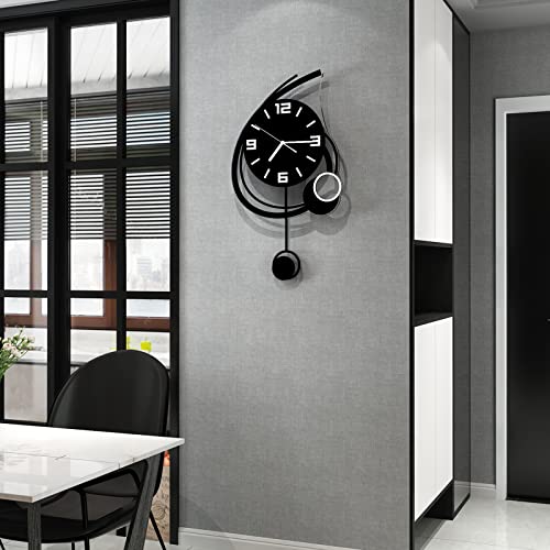 MEISD Decorative Wall Clock for Living Room Decor