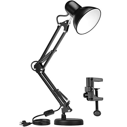 Adjustable Goose Neck Swing Arm Table Lamp