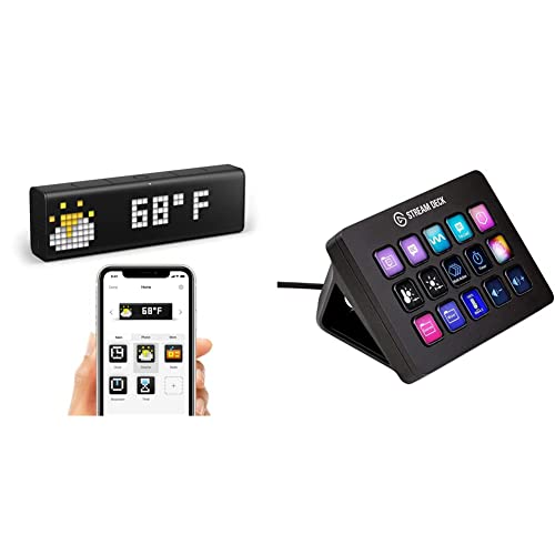 LaMetric TIME Wi-Fi Clock & Elgato Stream Deck MK.2: Style and Functionality
